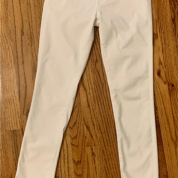 AG Adriano Goldschmied White Jeans Prima Cigarette Leg Women’s 27 Anthropologie - Picture 7 of 7